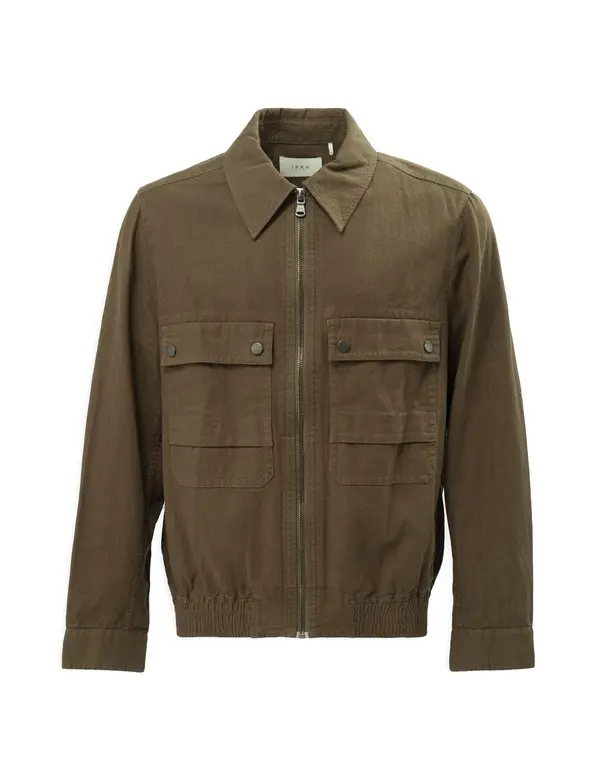  cotton linen army-style jacket
