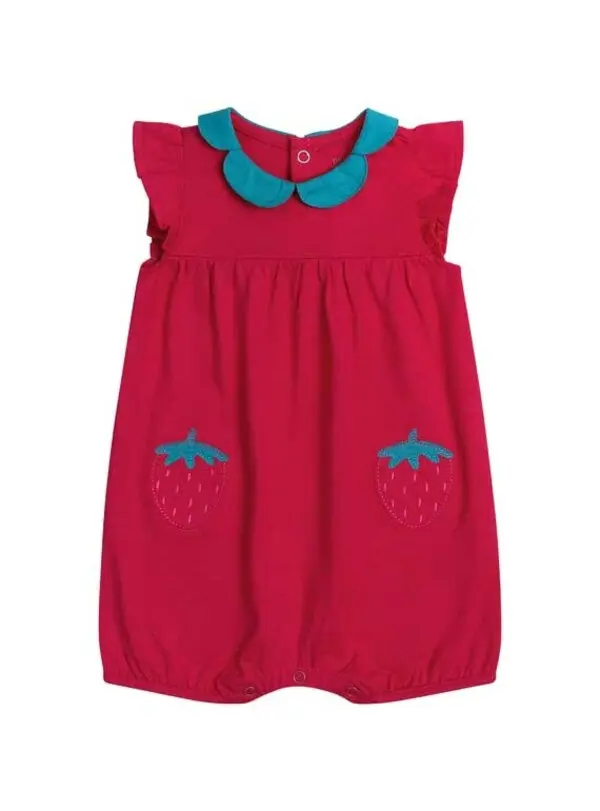 Strawberry sleepsuit/romper