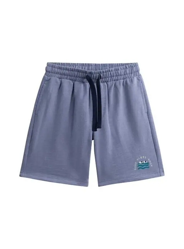 French terry Bermuda shorts