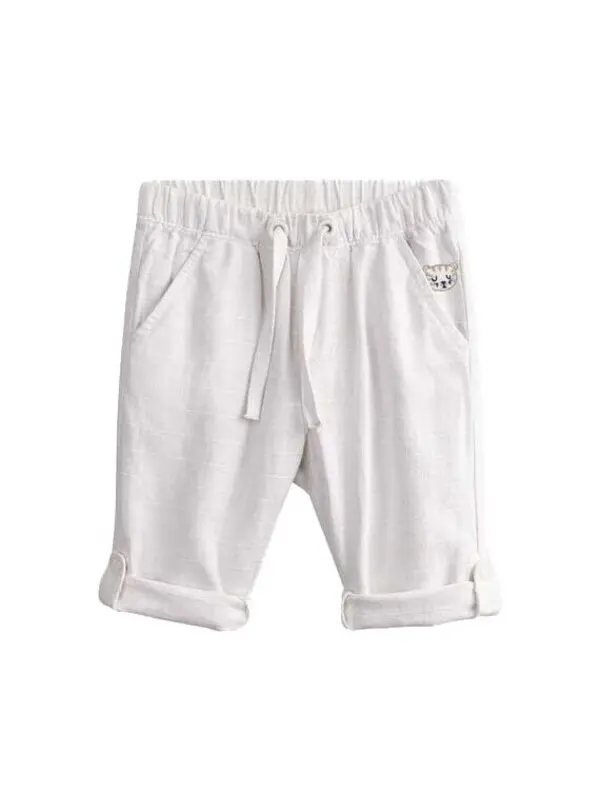  Linen Mix Gauze Trousers
