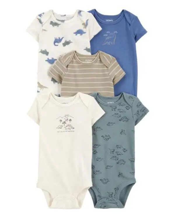 5-Pack Short-Sleeve Bodysuits