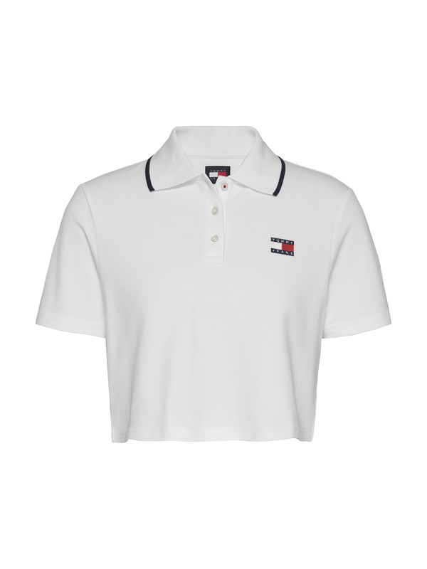  Boxy Cropped Badge Short Sleeve Polo