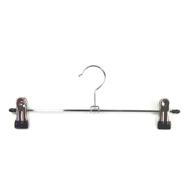  Metal Hanger with Clips Silver