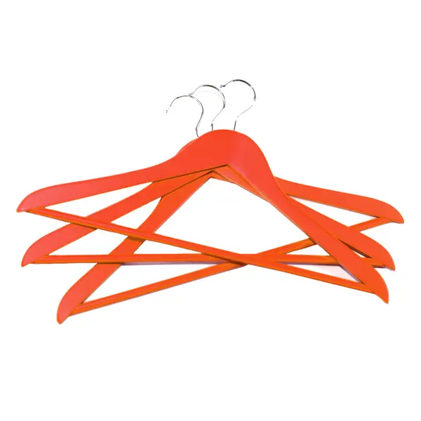  Set of 3 Pieces - Kids Hangers Red
