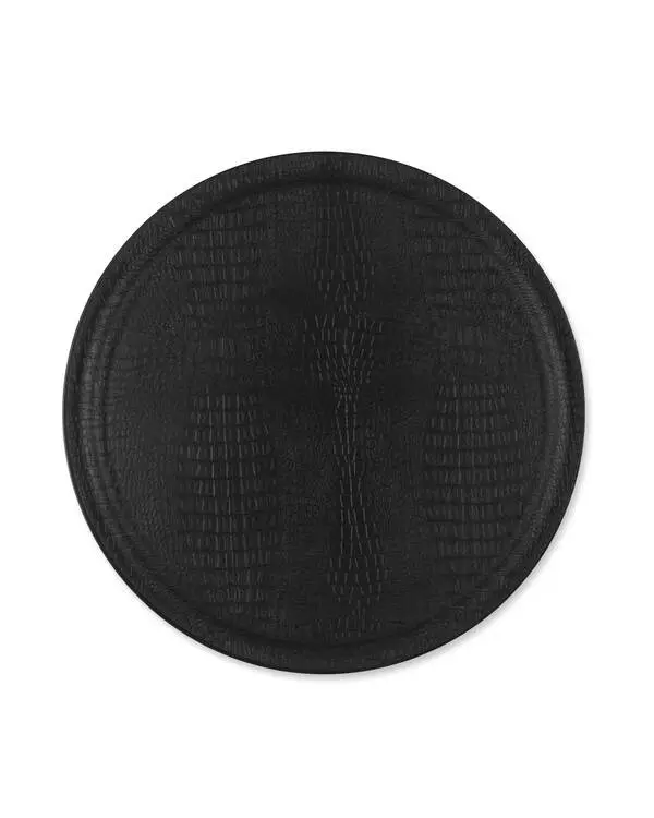  Plateau Limo Diam 45 Croco Noir