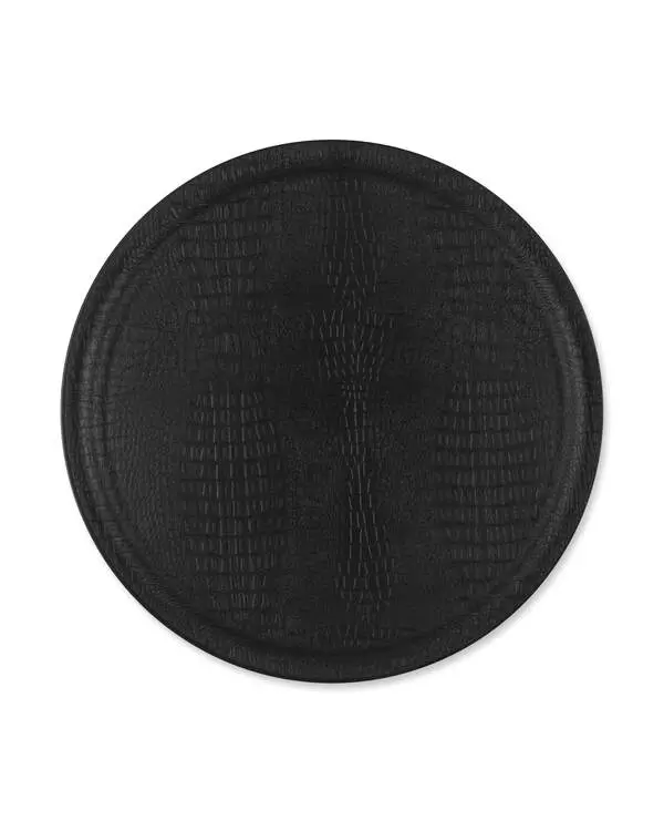  Plateau Limo Diam 36 Croco Noir