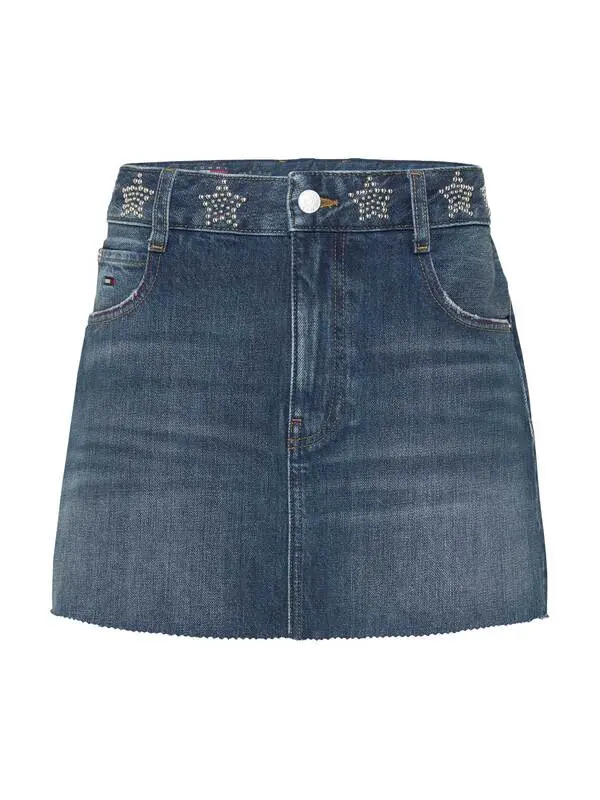 Denim Mini Skirt