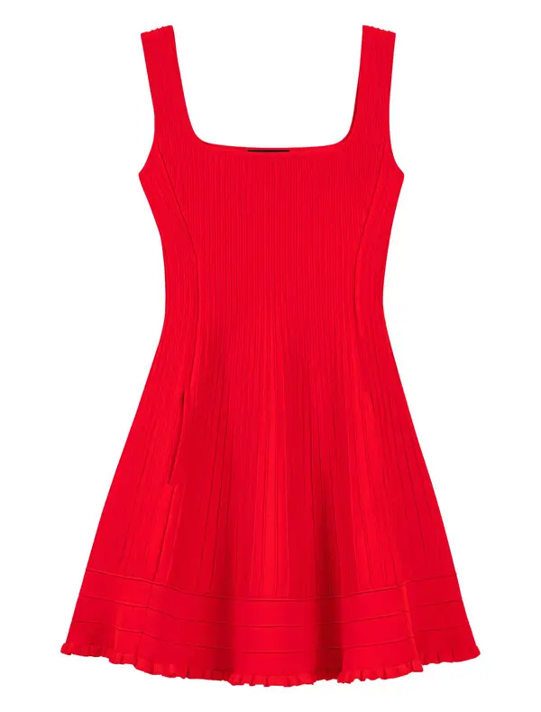Short knit dress
