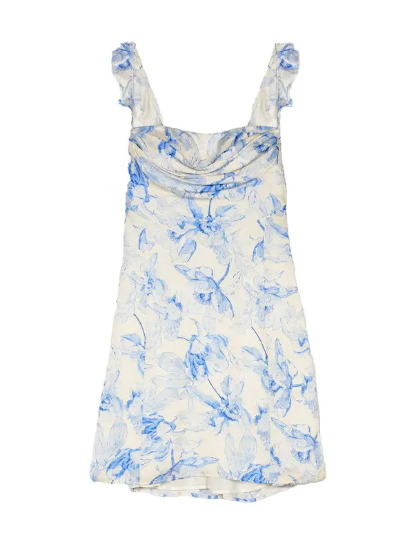 Short patterned dress