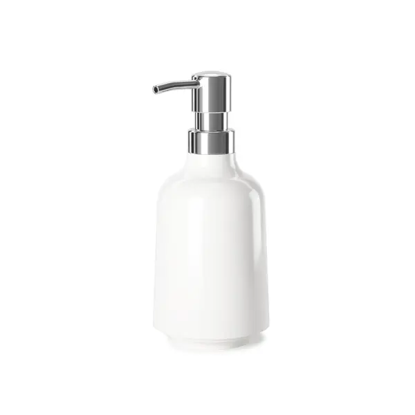 STEP SOAP PUMP 13OZ WHITE