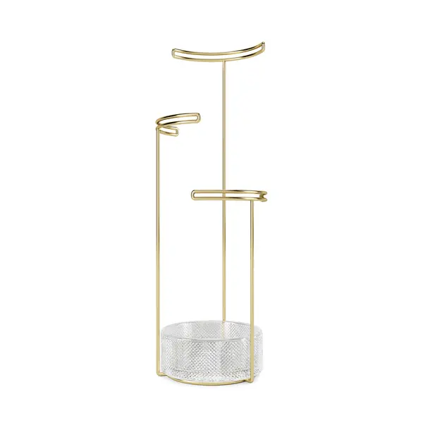 TESORA JWL STAND GLASS BRASS