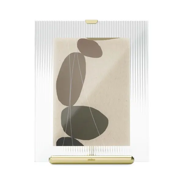 FLUTE PICTURE FRAME 5X7 BRASS