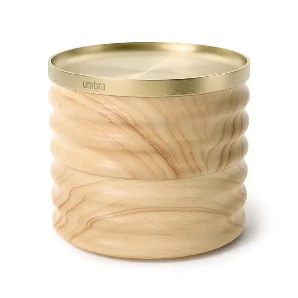 TESORA WOOD STORAGE BOX NAT/BRAS