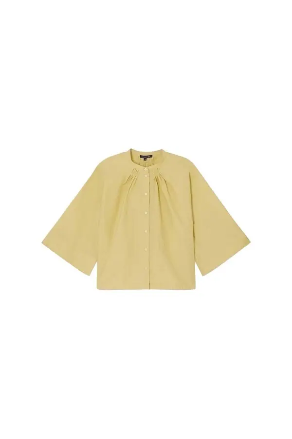 Loose fit 3/4 wide sleeves Blouse