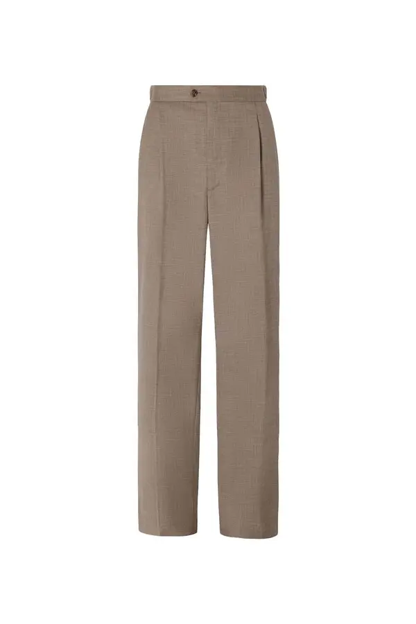 Straight leg fit trousers