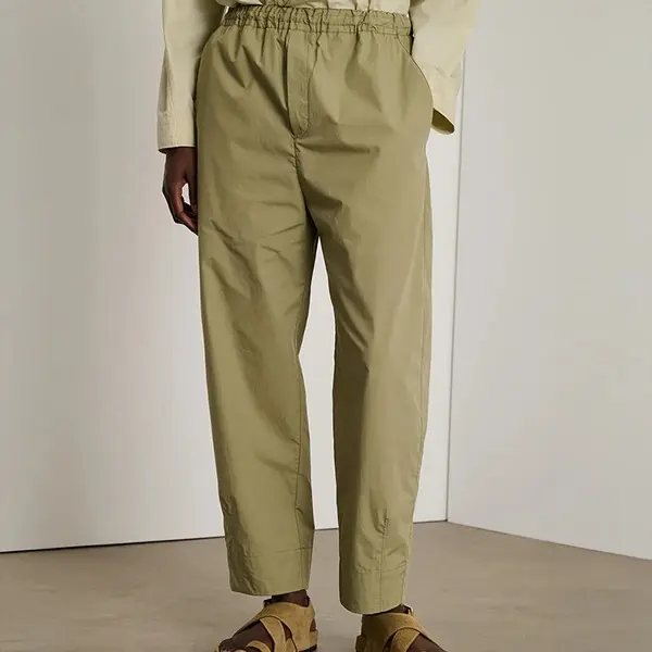 Relaxed fit Cotton trousers