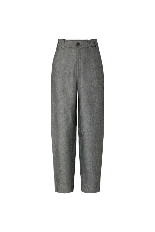 High-waisted cut Trousers