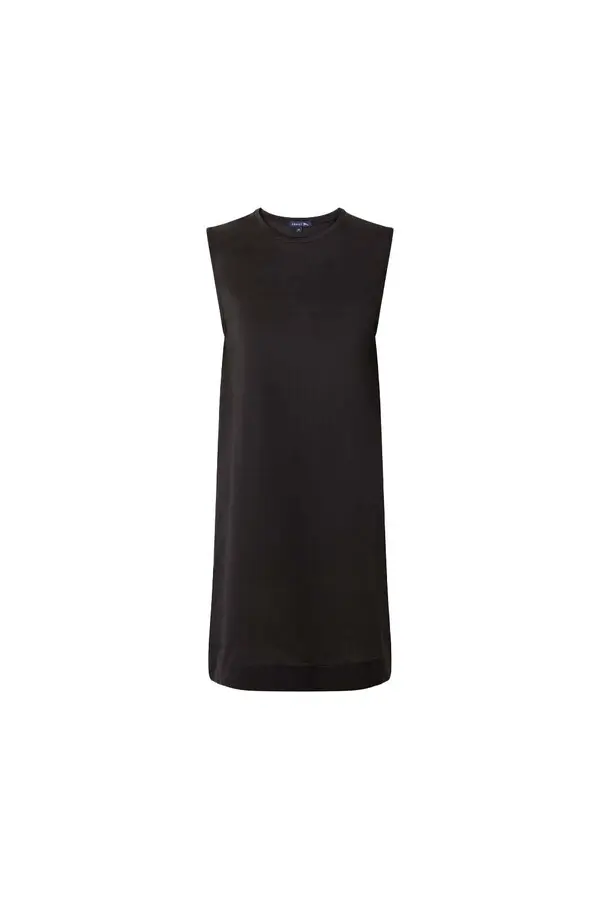 Straight cut Sleeveless Short Dress