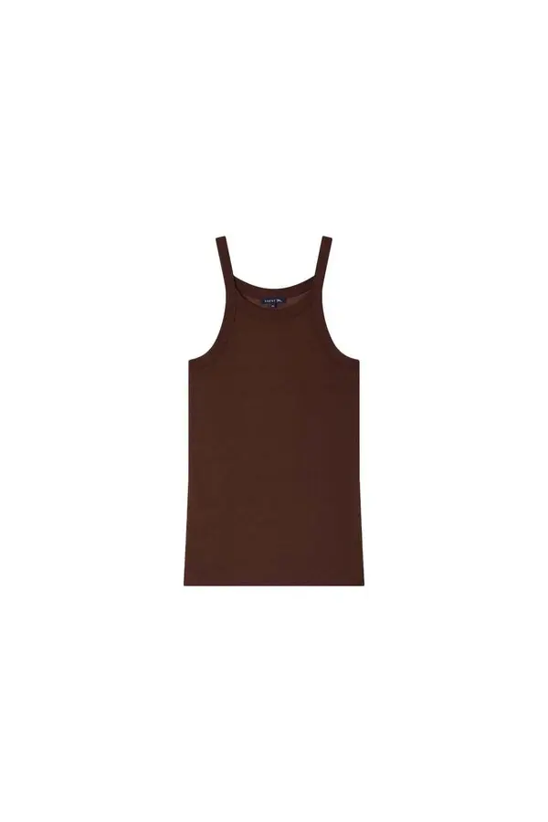 straight-cut close-fitting tank top
