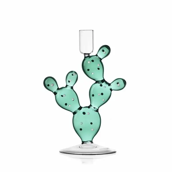DESERT PLANTS candleholder turquise cact