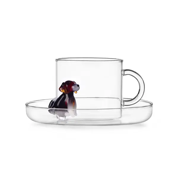 DOGS tea cup w/saucer English Foxhound