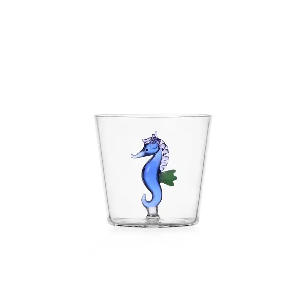 Set of 2 - MARINE GARDEN tumbler seahorse blu