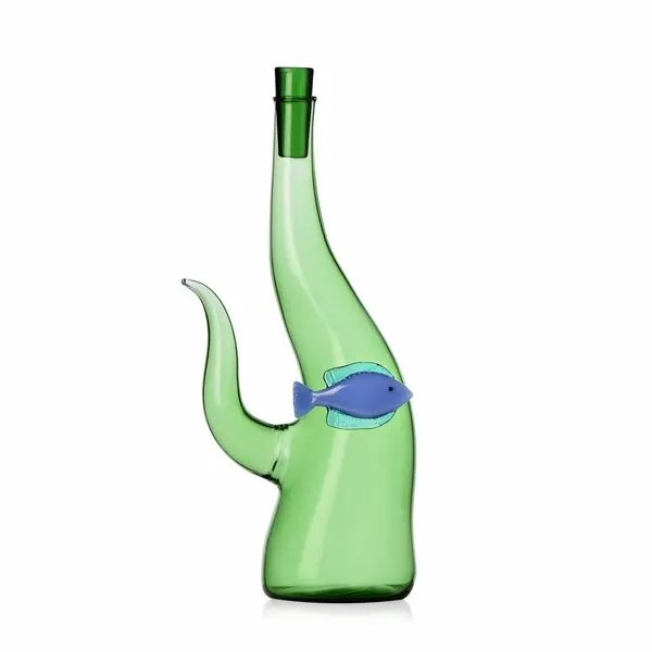 MARINE GARDEN bottle seaweed-blue fish