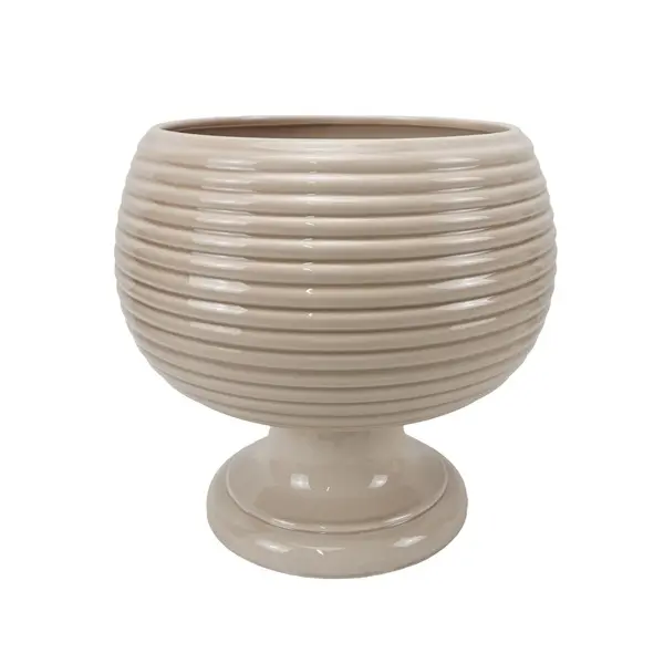 Plant Holder Vase M Taupe 27X28