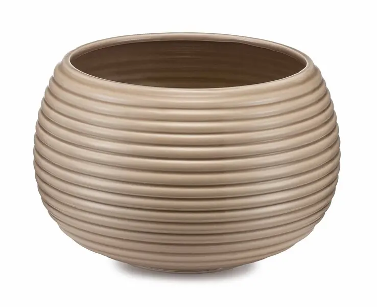 Plant Holder L Taupe35x22