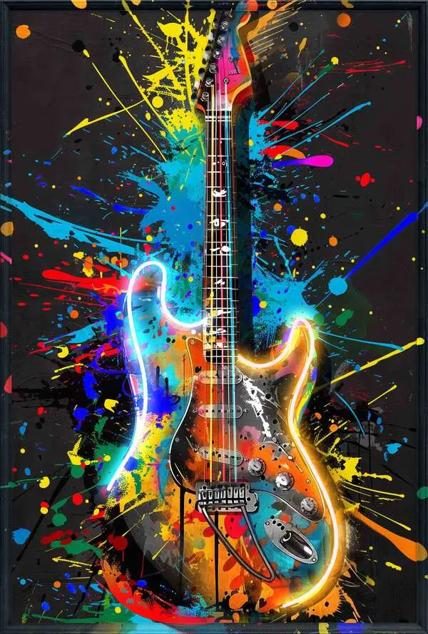 LED Picture/Frame Guitar 80120