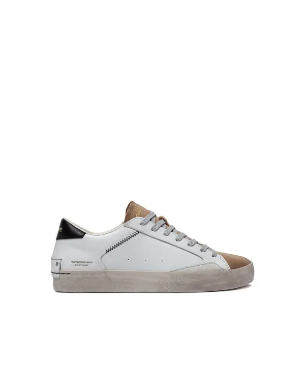  Distressed Sadle Brown Sneakers