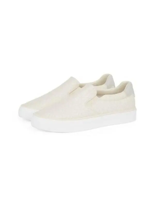 Vulcanised Jacquard Slip On Trainers