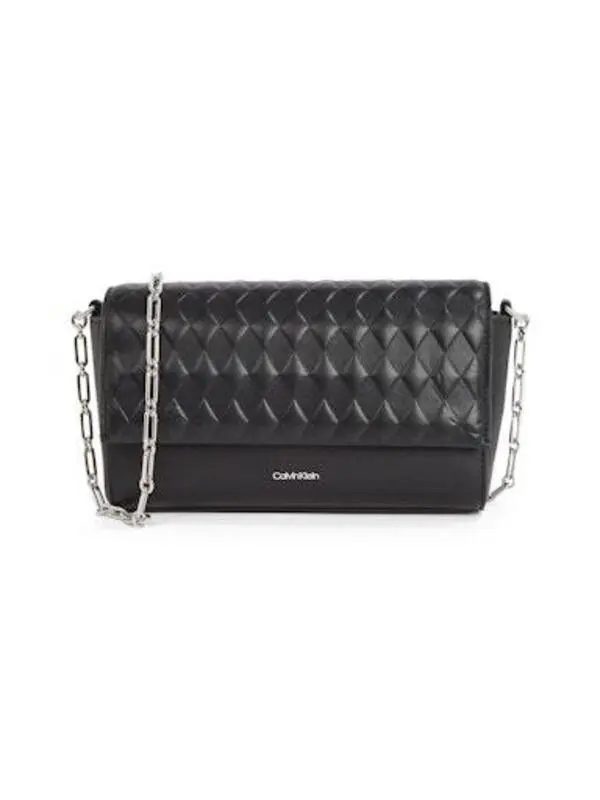 Mini Quilt Crossbody Bag With Chain