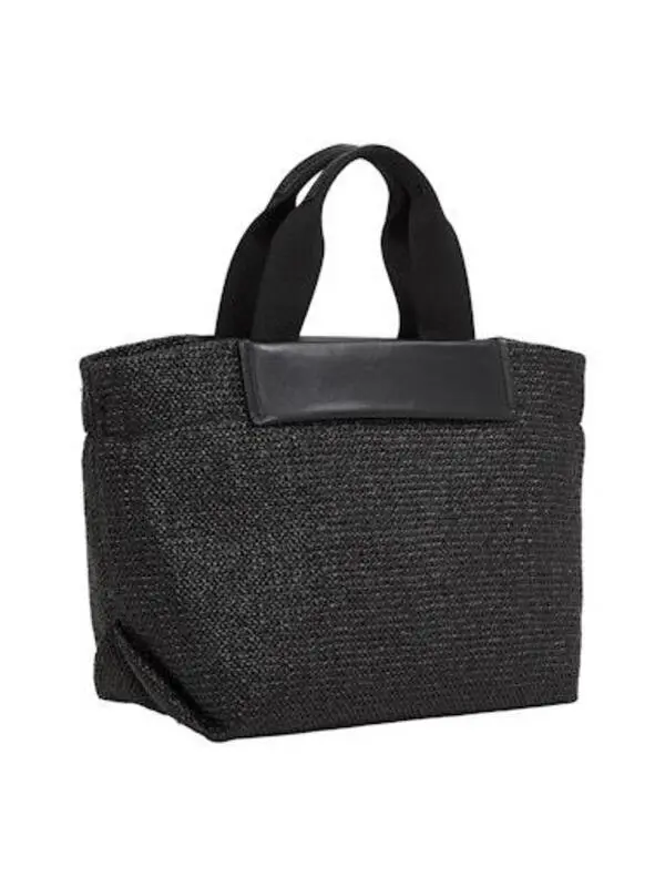 Raffia Small Crossbody Tote Bag 