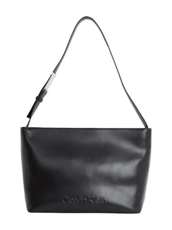 Embossed Logo Medium Shopper Bag