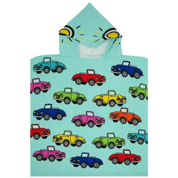 Cars Microfiber Poncho