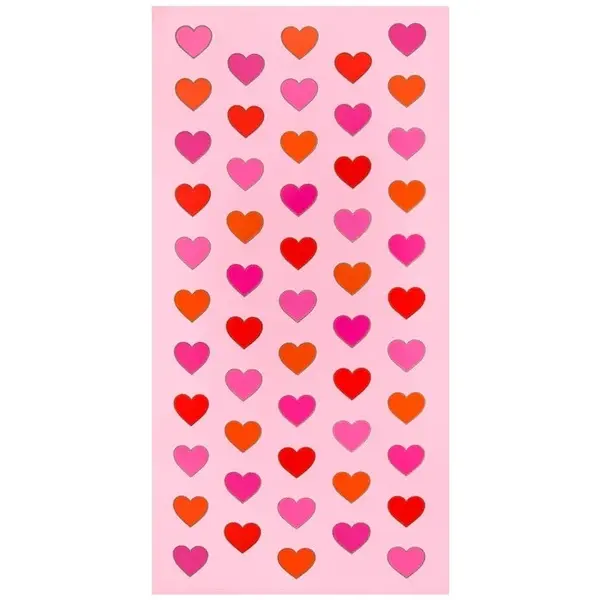 Hearts Microfiber Beach Towel