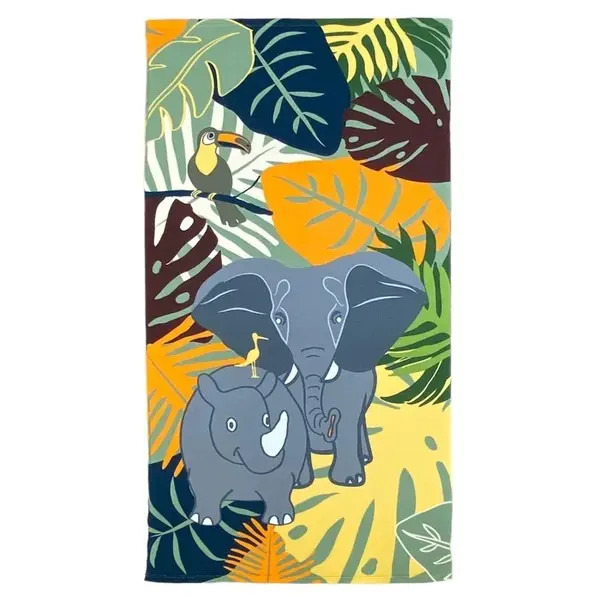 Elephant Microfiber Beach Towel