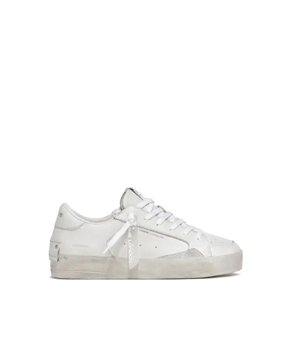  SK8 Deluxe All White Sneakers