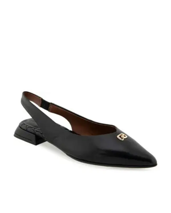 Slingback Leather Ballerinas