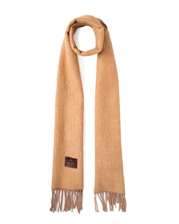 Jacquard Scarf with logo