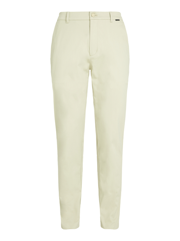 Stretch Tapered Satin Trousers