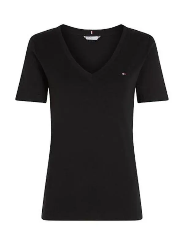 Slim V-Neck Short Sleeve T-Shirt