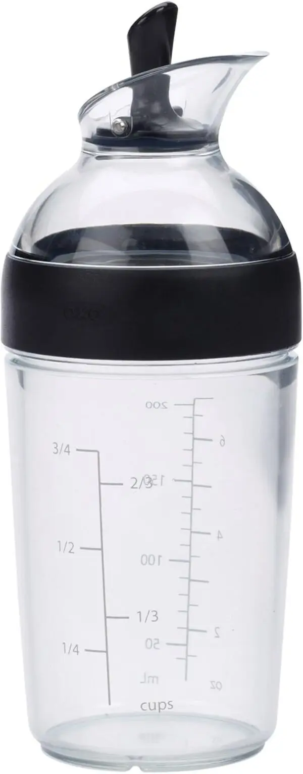 LITTLE SALAD DRESSING SHAKER BLACK