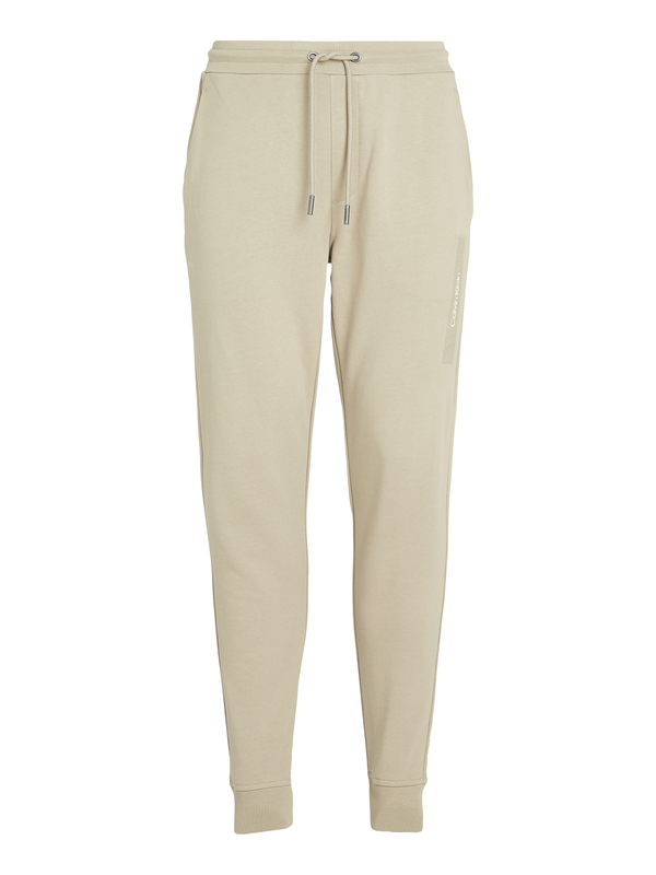 Structured Embroidered Cotton Joggers