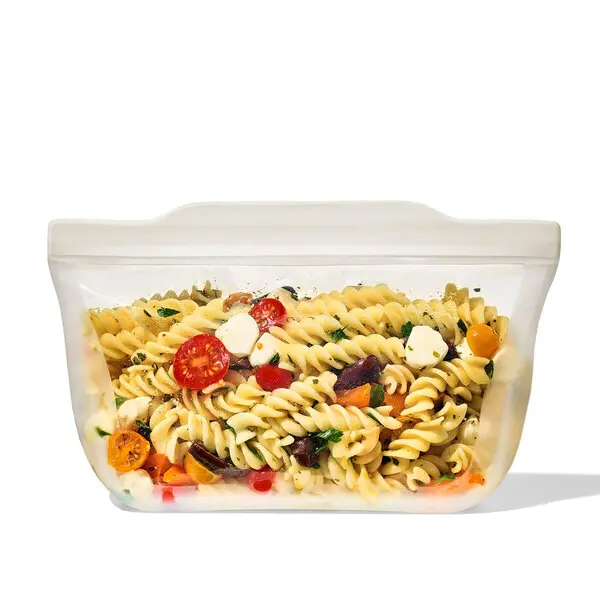 SILICONE REUSABLE BAG-STAND-UP QUART 32OZ - OAT