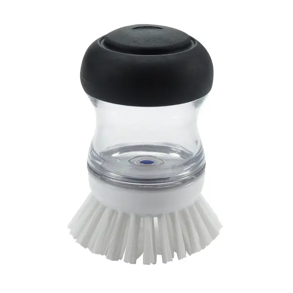 SOAP DISPENSING PALM BRUSH