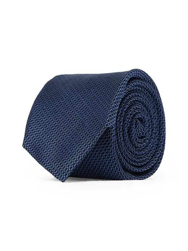 Grid Silk Tie