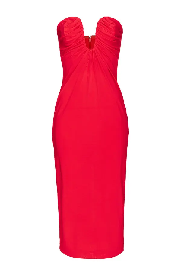 Slim Fit Sleeveless Midi Dress