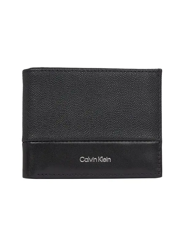 Leather Bifold Wallet With Coin Pocket